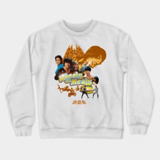 Jackie Chan: WHEELS ON MEALS Crewneck Sweatshirt